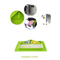 Factory cartoon house silicone plate baby all-in-one suction bowl kids silicone tableware with spoon