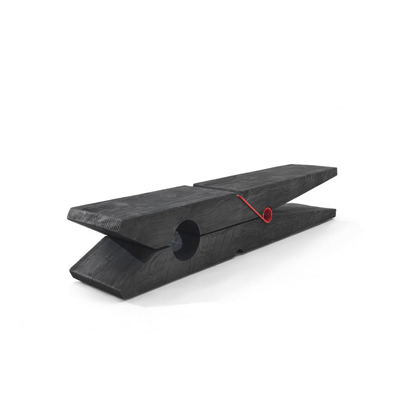 Clothing store bench wabi wind household shoe changing stool living room dining table bench solid wood bedroom bench wooden bench