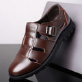 【military-grade leather shoes - premium quality】100% full grain cowhide leather, clearance sale! soft sole leather shoes for men, perfect for casual and business wear