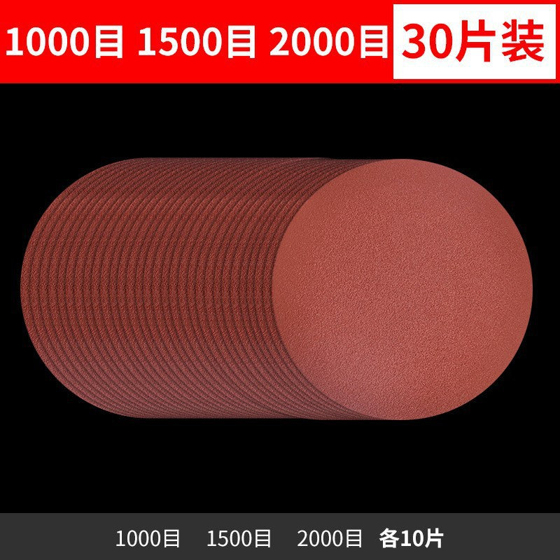 4inch sandpaper flocking woodworking wall grinder polishing round suction cup back velvet self-adhesive angle grinder grinding disc