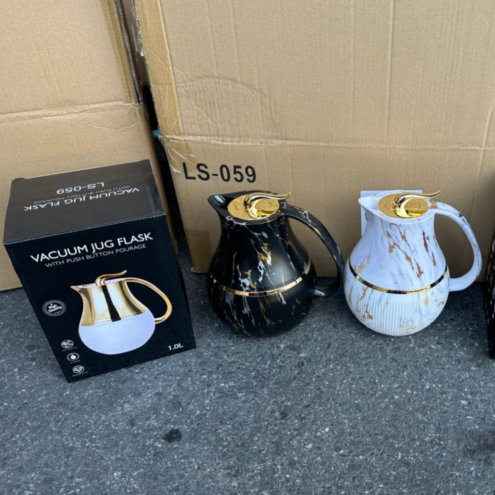 luxury style wholesale european coffee pot for home commercial thermos kettle 1000ml wood grain ls059 hot sale 8