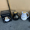 luxury style wholesale european coffee pot for home commercial thermos kettle 1000ml wood grain ls059 hot sale 8