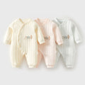 Babibele baby onesie - pure cotton, warm, newborn clothes, quilted romper, baby bodysuit, sleepsuit (unisex)