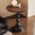 Medieval style side table living room sofa side cabinet new arrival simple small coffee table tea table retro round table