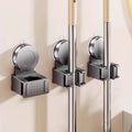 Suction cup mop hook, punch-free mop storage rack, traceless broom rack, mop clip, strong wall-mounted storage