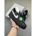 Putian high version air force one af1 white shoes wheat color pure original version black warrior men's shoes black sneakers