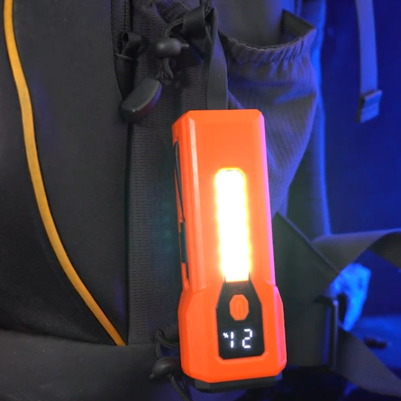 Cross-border new multi-functional strong light flashlight, emergency power bank flashlight with side light usb charging portable lighting