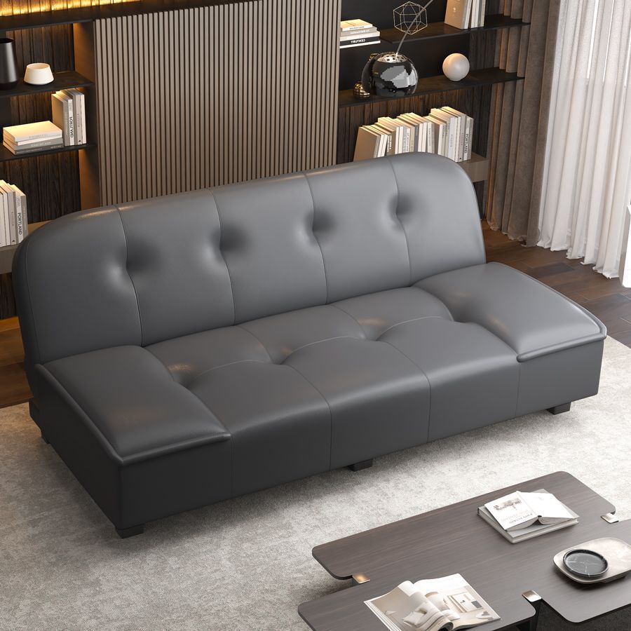 Foldable dual-purpose fabric sofa bed, detachable and washable, suitable for offices, rentals, and simple living spaces. multi-functional folding sofa bed