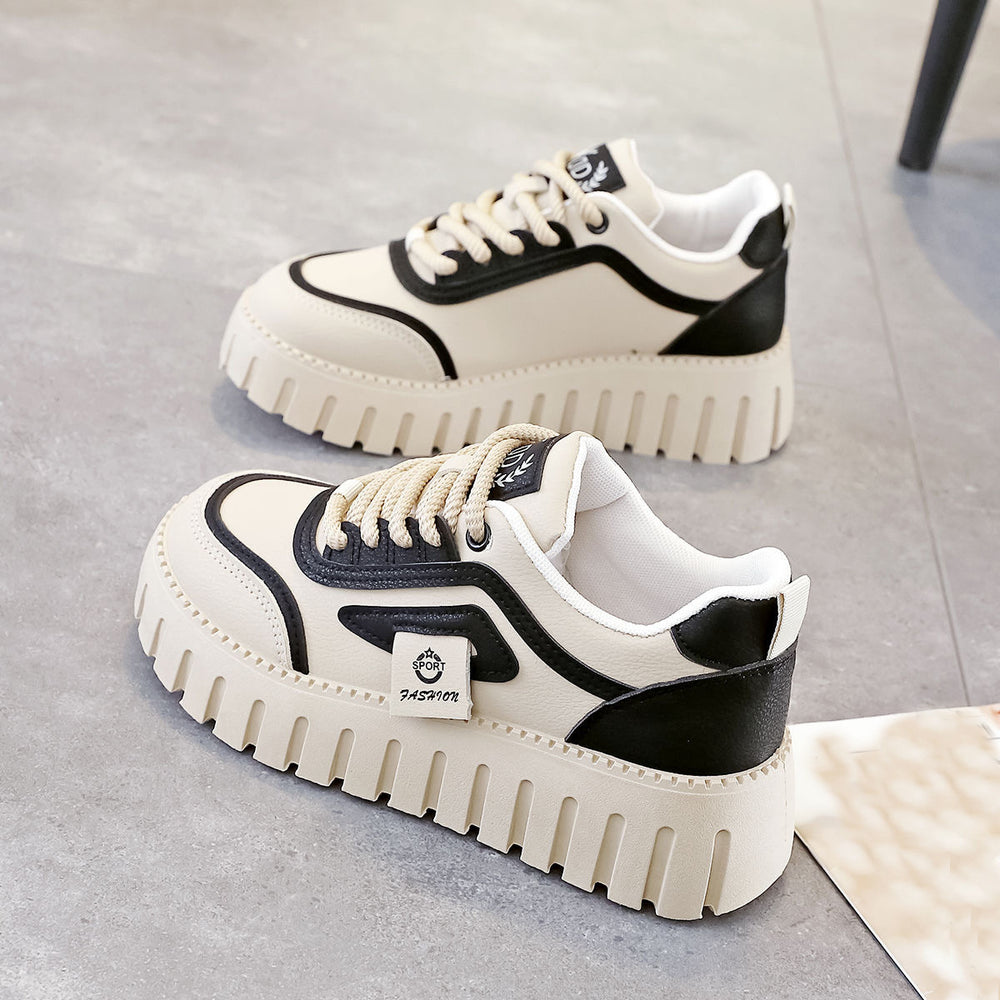 Best sellingdad shoes women's spring new arrivalk-styletrendyk-styleeasiest for matchsports casual shoes thick soleincreased student shoes