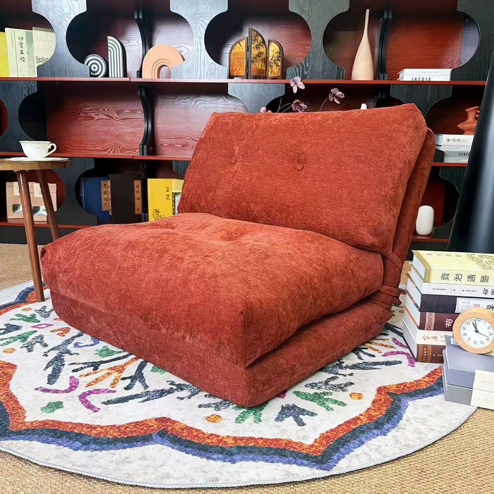 Swiss roll lazy sofa dual-purpose sofa bed can lie down and sleep tatami balcony foldable sofa chair manufacturer personalized
