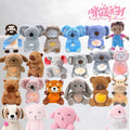 hot-selling breathing bear stuffed toys music breathing light otter koala doll capibala doll