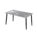 Golden legs - glossy italian gray straight edge
