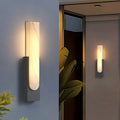 Outdoor cloud marble linear wall light - villa landscape courtyard wall lamp - waterproof gate wall sconce - garden balcony terrace lighting
