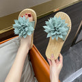 Women's flat sandals - new summer collection: comfortable, versatile, floral design, suitable for outdoor wear, wet weather, beach, and pool