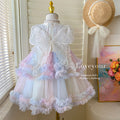 Girls' dress  summer collection - sleeveless princess dress for kids, baby's dreamy fairy butterfly rainbow dress