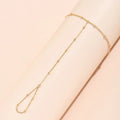European and american new arrival versatile jewelry: minimalist white pearl bracelet, women's butterfly finger chain bracelet - wholesale from manufacturer
