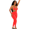 Fashionexport women's clothing  cross-border supply summer hot-selling fashion sexy suspender pit strip pure color jumpsuit
