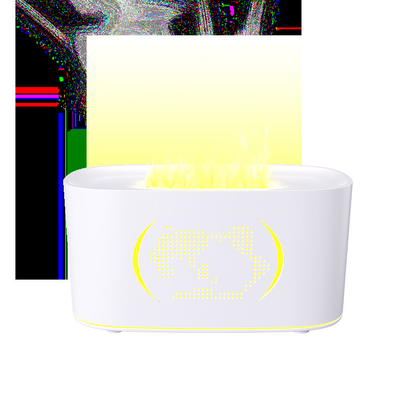 New cross-border simulated flame aromatherapy machine usbhome humidifier colorful atmosphere light atomizing aromatherapy machine cross-border