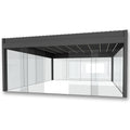 Bioclimatic gazebo pavilion adjustable louver roof pergola