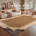 Removable and washable carpet living room frenchretro double layer machine washable sofa sound insulation pad medieval style removable carpet
