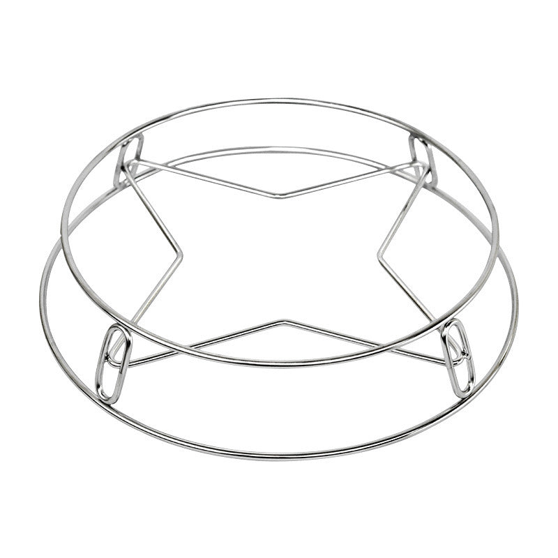 Stainless steel pot rack Household kitchen rack Multifunctional steam rack Insulation pot pad Pot storage device