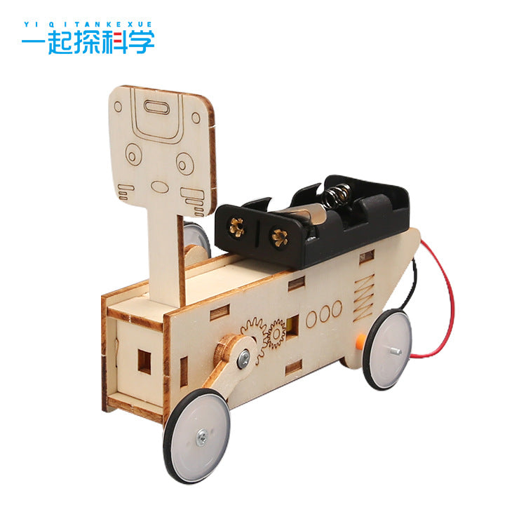 New children's technology small production materials educational toys small inventions crawling robot physics small experiment
