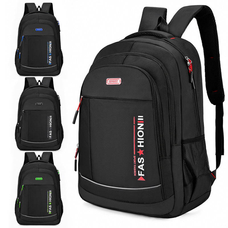 Cross-border backpack men's high-end Oxford cloth laptop bag travel backpack college student schoolbag wholesale