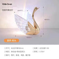 Swan table lamp new arrival table lamp high-end wedding gift popular bedside table charging ins style bedroom bedside lamp