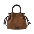classy sense retro small bag for women 2025 fall and wintercasualaccessible luxury crossbody bag large capacity frosted bucket bag