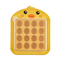 Cute duck ice cube tray ice box for home refrigerator ice cube ice cube mold creative covered quick frozen ice storage box ice making box