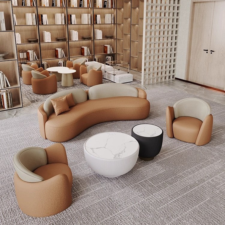 Luxury hotel lobby sofa set - ideal for clubs, hotels, b&bs, offices, waiting areas, reception, and meeting spaces