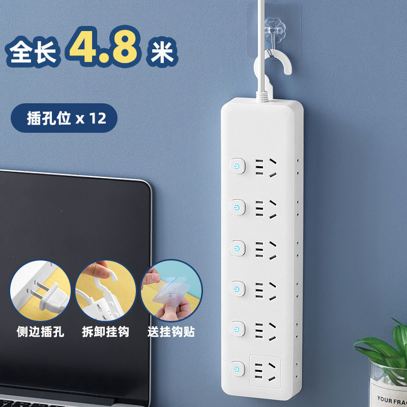 New national standard extension cord power strip socket smart power strip multifunctional with usb socket board student dormitory office