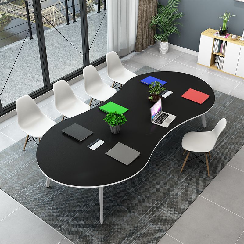 Conference table Long table Simple modern training table Negotiation table and chair combination Small fashion creative 8-shaped desk