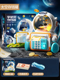 new astronaut savings bank - trending online, deposit & withdrawal, password-protected safe for boys & girls, kids' toy