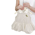 preppy style dress for girls, casual polo collar pleated skirt princess dress, tank dress - dropshipping available
