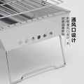 Bbq grill stainless steel bbq foldable grill rack skewers grill charcoal grill foldable grill portable