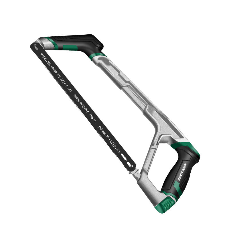 Baolian Hacksaw Hand Saw Handheld Saw Metal Cutting Artifact Saw Bow Household Small Saw Blade Wooden Saw Double Sided Tooth Saw