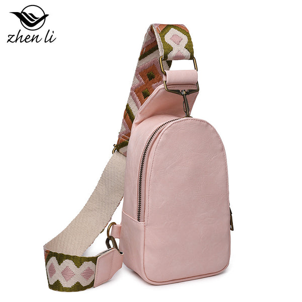 Zhenli bags, women's fashion messenger bags, breast bags, women's versatile bohemian bags, wholesale bags