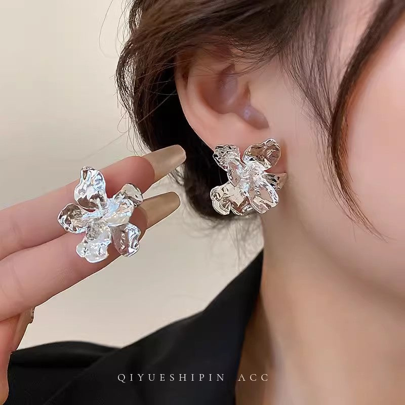 Ins style pearl earrings for women 925 silver needle niche design butterfly earrings accessible luxury high-end earrings earrings earrings