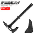 Outdoor multifunctional tactical ax, engineer ax, wood chopping, self-defense hand ax, tree chopping, mountain ax, camping long handle