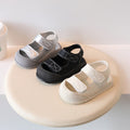 Summer baby shoes - minimalist closed-toe sandals for girls, first walker shoes, soft-soled beach shoes for boys, ages 1-3