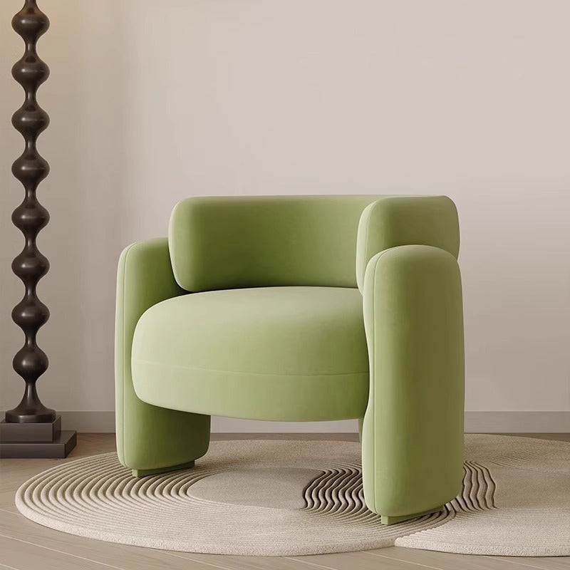Cream style single sofa chair casual reception negotiation table and chair combination store clothing store popular creative sofa