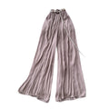 K-stylecasualhigh waistelegantloose pants women's work clothing lazy style drapedloose flesh-covering elastic waistcasualpants