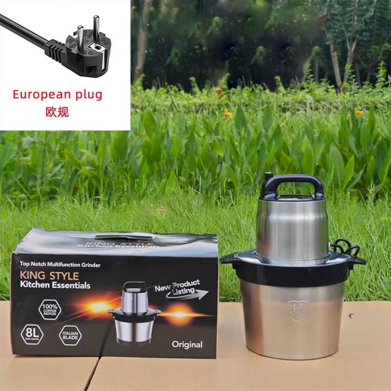 Multifunctional electric meat grinder fufumachine 12l meat grinder vegetable mincer garlic chopper stainless steel mixer