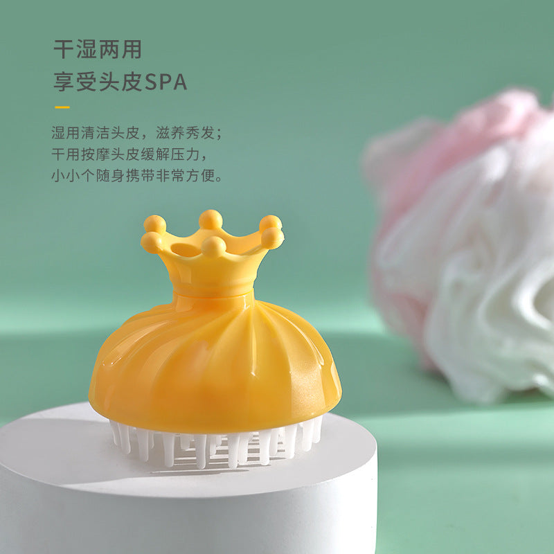 Baby shampoo brush, kids' scalp scrubber, silicone bath sponge, newborn baby bath sponge, bath mud for babies