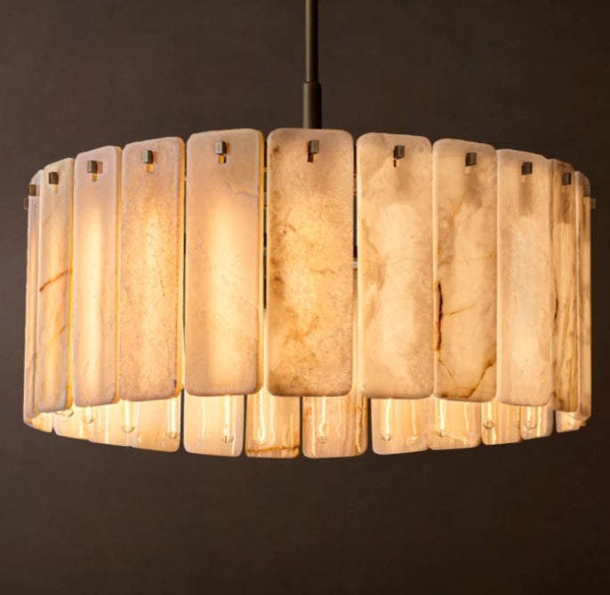 American-style marble chandelier, a touch of luxury for your dining room. simple yet grand, perfect for bedrooms, living rooms, and marble dining tables