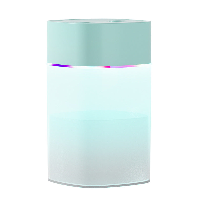 Dual nozzle 600ml humidifier - car & home mini humidifier with high mist output, air purifier, wholesale gift, hydrating mist