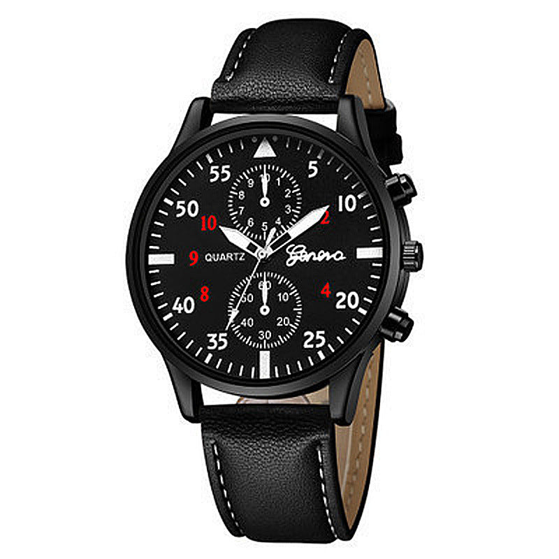 Aliexpress new men's versatile fashion watch, hot-selling business two-dial wristwatch, factory direct