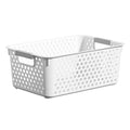 Plastic storage baskets desktop organizer household storage box snack toy storage basket multiple set