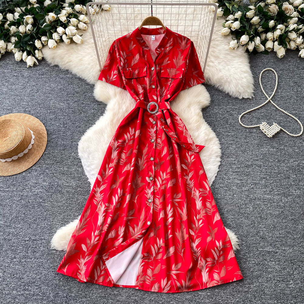 French riviera style halter sleeveless dress - women's summer cinched waist slimming tiered ruffle cake dress